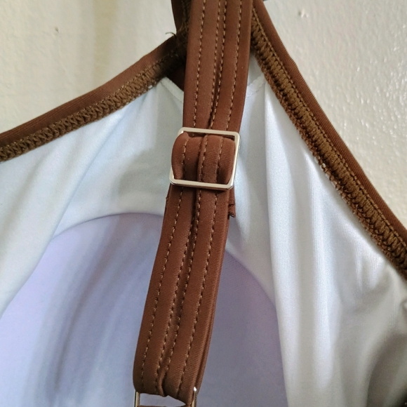 Brown One-Piece Swimsuit - Picture 5 of 6